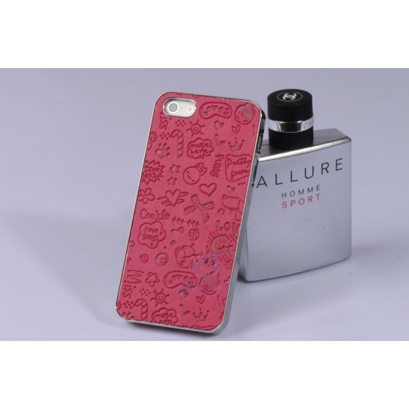 Iphone 5/5S/Se deklas su piesiniais raudonas Iphone 5/5S/Se deklas su piesiniais raudonas